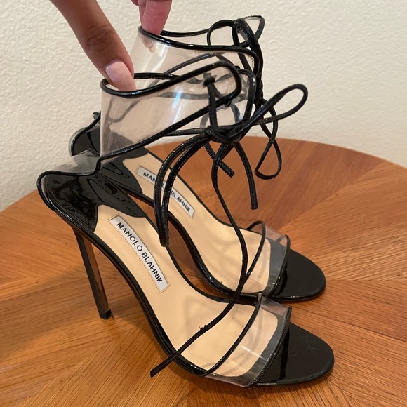 RARE 🔥 Runway Manolo Blahnik PVC Heels